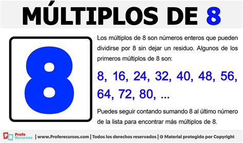 multiplos de 8